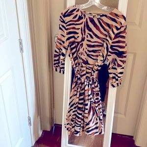 Who What Wear Animal Print Dress, sz XL